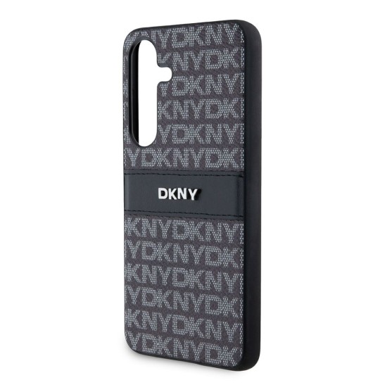 Husa DKNY PC/TPU Repeat Pattern Tonal Stripe pentru Samsung S24, Black Husa DKNY PC/TPU Repeat Pattern Tonal Stripe pentru Samsung S24, Black (Bakr, DKHCS24SPRTHSLK) by www.silkase.ro