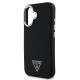 Husa Guess PU Grained Triangle Logo pentru iPhone 16, Neagra Husa Guess PU Grained Triangle Logo pentru iPhone 16, Neagra (Bakr, GUHMP16SPGTSPSK) by www.silkase.ro