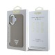 Husa Guess PU Grained Triangle Logo pentru iPhone 16, Maro Husa Guess PU Grained Triangle Logo pentru iPhone 16, Maro (Bakr, GUHMP16SPGTSPSW) by www.silkase.ro