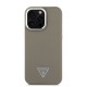 Husa Guess PU Grained Triangle Logo pentru iPhone 16 Pro Max, Maro Husa Guess PU Grained Triangle Logo pentru iPhone 16 Pro Max, Maro (Bakr, GUHMP16XPGTSPSW) by www.silkase.ro