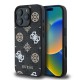Husa Guess PU 4G Peony MagSafe pentru iPhone 16 Pro Max, Neagra (Bakr, GUHMP16XP4PWPK) by www.silkase.ro