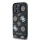 Husa Guess PU 4G Peony MagSafe pentru iPhone 16 Pro Max, Neagra (Bakr, GUHMP16XP4PWPK) by www.silkase.ro