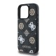 Husa Guess PU 4G Peony MagSafe pentru iPhone 16 Pro Max, Neagra (Bakr, GUHMP16XP4PWPK) by www.silkase.ro