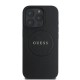 Husa Guess PU Grained Classic Logo MagSafe pentru iPhone 16 Pro, Black (Bakr, GUHMP16LPGHSMMK) by www.silkase.ro