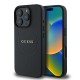 Husa Guess PU Grained Classic Logo MagSafe pentru iPhone 16 Pro, Black (Bakr, GUHMP16LPGHSMMK) by www.silkase.ro