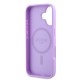 Husa Guess PU Grained Classic Logo MagSafe pentru iPhone 16, Mov (Bakr, GUHMP16SPGHSMMU) by www.silkase.ro