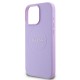 Husa Guess PU Grained Classic Logo MagSafe pentru iPhone 16 Pro Max, Mov (Bakr, GUHMP16XPGHSMMU) by www.silkase.ro