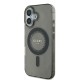 Husa Guess IML Rhinestones Ring MagSafe pentru iPhone 16, Neagra (Bakr, GUHMP16SPFTDTEK) by www.silkase.ro