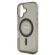 Husa Guess IML Rhinestones Ring MagSafe pentru iPhone 16, Neagra (Bakr, GUHMP16SPFTDTEK) by www.silkase.ro