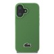 Husa Lacoste Iconic Petit Pique Woven Logo MagSafe pentru iPhone 16, Verde (Bakr, LCHMP16SPVCN) by www.silkase.ro