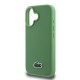 Husa Lacoste Iconic Petit Pique Woven Logo MagSafe pentru iPhone 16, Verde (Bakr, LCHMP16SPVCN) by www.silkase.ro