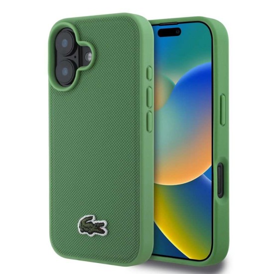 Husa Lacoste Iconic Petit Pique Woven Logo MagSafe pentru iPhone 16 Plus, Verde Husa Lacoste Iconic Petit Pique Woven Logo MagSafe pentru iPhone 16 Plus, Verde (Bakr, LCHMP16MPVCN) by www.silkase.ro