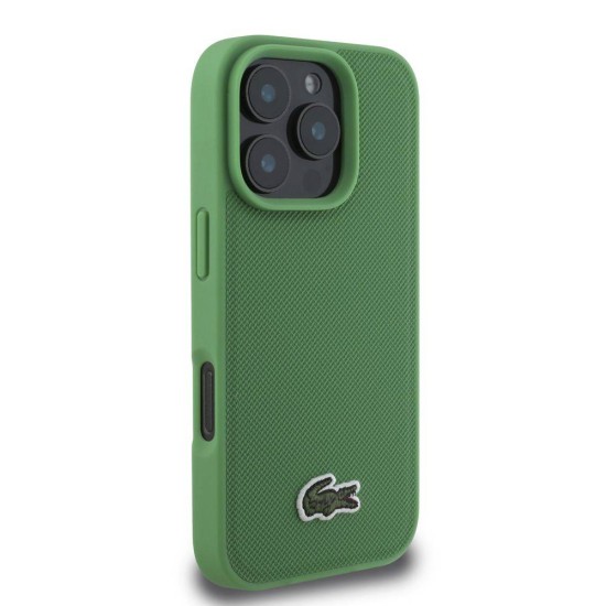 Husa Lacoste Iconic Petit Pique Woven Logo MagSafe pentru iPhone 16 Pro, Verde Husa Lacoste Iconic Petit Pique Woven Logo MagSafe pentru iPhone 16 Pro, Verde (Bakr, LCHMP16LPVCN) by www.silkase.ro