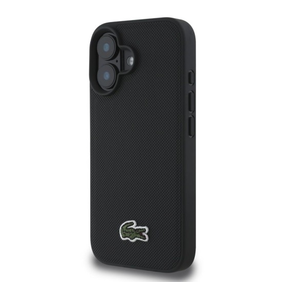 Husa Lacoste Iconic Petit Pique Woven Logo MagSafe pentru iPhone 16 Plus, Neagra Husa Lacoste Iconic Petit Pique Woven Logo MagSafe pentru iPhone 16 Plus, Neagra (Bakr, LCHMP16MPVCK) by www.silkase.ro