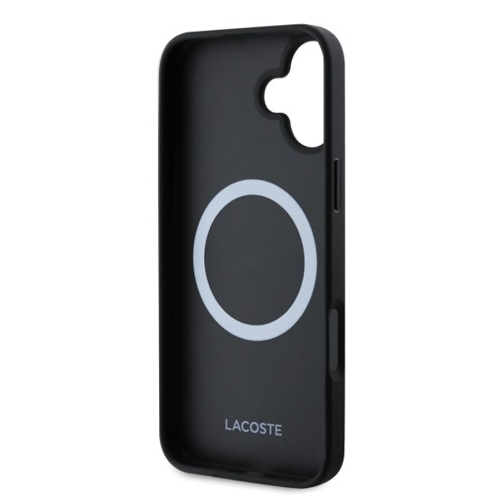 Husa Lacoste Iconic Petit Pique Woven Logo MagSafe pentru iPhone 16 Plus, Neagra Husa Lacoste Iconic Petit Pique Woven Logo MagSafe pentru iPhone 16 Plus, Neagra (Bakr, LCHMP16MPVCK) by www.silkase.ro