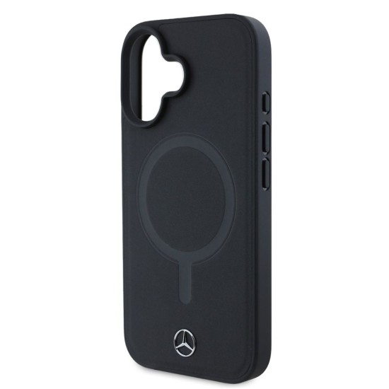 Husa Mercedes Smooth Leather MagSafe pentru iPhone 16 Plus, Neagra Husa Mercedes Smooth Leather MagSafe pentru iPhone 16 Plus, Neagra (Bakr, MEHMP16M23RCMK) by www.silkase.ro