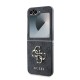 Husă Guess PU 4G Metal Logo pentru Samsung Galaxy Z Flip 6 / 7 FE, Grey (Bakr, GUHCZF64GMGGR) by www.silkase.ro