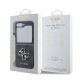 Husă Guess PU 4G Metal Logo pentru Samsung Galaxy Z Flip 6 / 7 FE, Grey (Bakr, GUHCZF64GMGGR) by www.silkase.ro