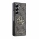 Husa Guess PU 4G Metal Logo pentru Samsung Galaxy Z Fold 6, Maro (Bakr, GUHCZFD64GMGBR) by www.silkase.ro