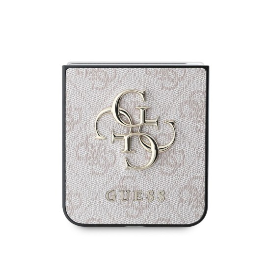 Husă Guess PU 4G Metal Logo pentru Samsung Galaxy Z Flip 6 / 7 FE, Roz Husă Guess PU 4G Metal Logo pentru Samsung Galaxy Z Flip 6 / 7 FE, Roz (Bakr, GUHCZF64GMGPI) by www.silkase.ro
