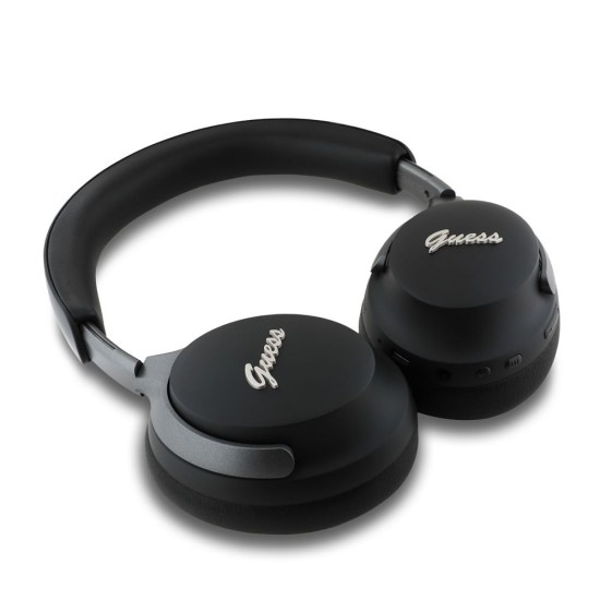Căști Wireless Over-Ear Guess PU Leather Script Logo (ANC/ENC), Negre Căști Wireless Over-Ear Guess PU Leather Script Logo (ANC/ENC), Negre (Bakr, GUBHC22PSFCSMK) by www.silkase.ro