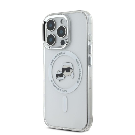 Husa Karl Lagerfeld IML K&CH Heads Metal Frame MagSafe pentru iPhone 16 Pro Max, Transparenta Husa Karl Lagerfeld IML K&CH Heads Metal Frame MagSafe pentru iPhone 16 Pro Max, Transparenta (Bakr, KLHMP16XHLSKCH) by www.silkase.ro