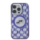 Husa Karl Lagerfeld IML Monogram K&CH Heads MagSafe pentru iPhone 16 Pro, Mov (Bakr, KLHMP16LHMCKMHU) by www.silkase.ro
