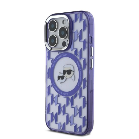 Husa Karl Lagerfeld IML Monogram K&CH Heads MagSafe pentru iPhone 16 Pro Max, Mov Husa Karl Lagerfeld IML Monogram K&CH Heads MagSafe pentru iPhone 16 Pro Max, Mov (Bakr, KLHMP16XHMCKMHU) by www.silkase.ro