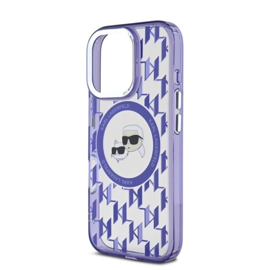 Husa Karl Lagerfeld IML Monogram K&CH Heads MagSafe pentru iPhone 16 Pro Max, Mov Husa Karl Lagerfeld IML Monogram K&CH Heads MagSafe pentru iPhone 16 Pro Max, Mov (Bakr, KLHMP16XHMCKMHU) by www.silkase.ro