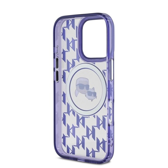 Husa Karl Lagerfeld IML Monogram K&CH Heads MagSafe pentru iPhone 16 Pro Max, Mov Husa Karl Lagerfeld IML Monogram K&CH Heads MagSafe pentru iPhone 16 Pro Max, Mov (Bakr, KLHMP16XHMCKMHU) by www.silkase.ro