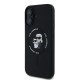 Husa Karl Lagerfeld Liquid Silicone Karl and Choupette MagSafe pentru iPhone 16 Plus, Neagra (Bakr, KLHMP16MSCMKCRHK) by www.silkase.ro