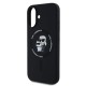 Husa Karl Lagerfeld Liquid Silicone Karl and Choupette MagSafe pentru iPhone 16 Plus, Neagra (Bakr, KLHMP16MSCMKCRHK) by www.silkase.ro