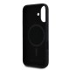 Husa Karl Lagerfeld Liquid Silicone Karl and Choupette MagSafe pentru iPhone 16 Plus, Neagra (Bakr, KLHMP16MSCMKCRHK) by www.silkase.ro