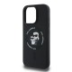 Husa Karl Lagerfeld Liquid Silicone Karl and Choupette MagSafe pentru iPhone 16 Pro Max, Neagra (Bakr, KLHMP16XSCMKCRHK) by www.silkase.ro
