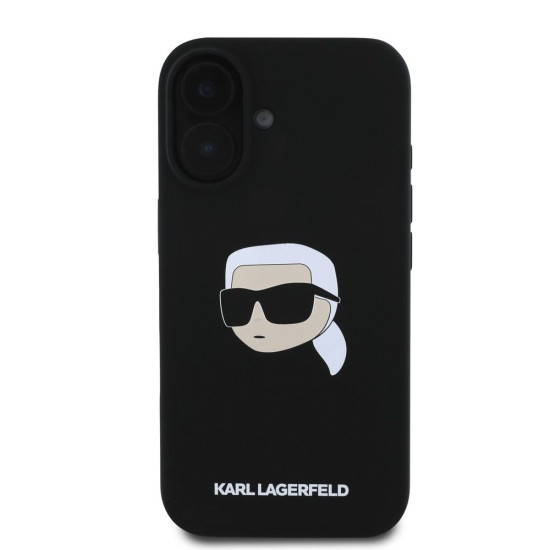 Husa Karl Lagerfeld Liquid Silicone Karl Head MagSafe pentru iPhone 16, Neagra Husa Karl Lagerfeld Liquid Silicone Karl Head MagSafe pentru iPhone 16, Neagra (Bakr, KLHMP16SSKHPPLK) by www.silkase.ro
