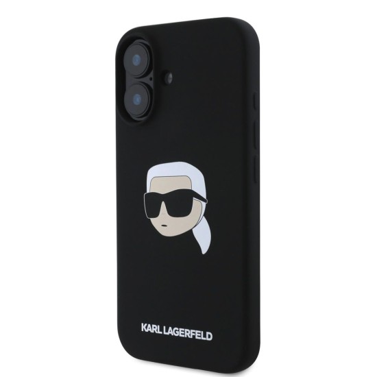 Husa Karl Lagerfeld Liquid Silicone Karl Head MagSafe pentru iPhone 16, Neagra Husa Karl Lagerfeld Liquid Silicone Karl Head MagSafe pentru iPhone 16, Neagra (Bakr, KLHMP16SSKHPPLK) by www.silkase.ro