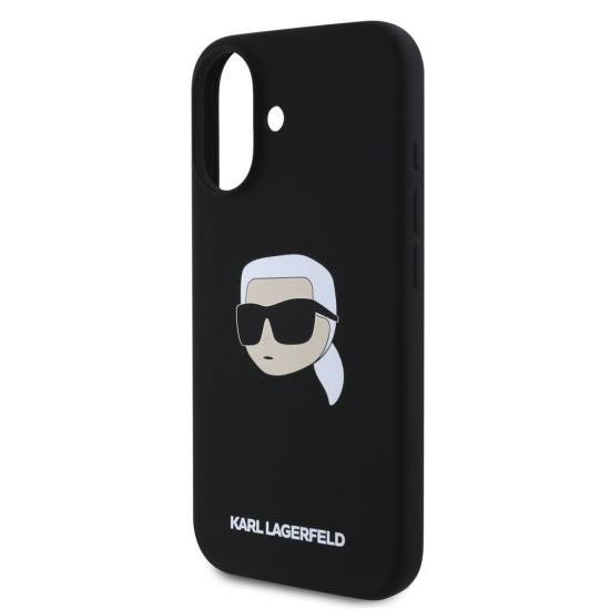 Husa Karl Lagerfeld Liquid Silicone Karl Head MagSafe pentru iPhone 16, Neagra Husa Karl Lagerfeld Liquid Silicone Karl Head MagSafe pentru iPhone 16, Neagra (Bakr, KLHMP16SSKHPPLK) by www.silkase.ro