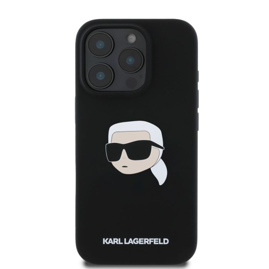 Husa Karl Lagerfeld Liquid Silicone Karl Head MagSafe pentru iPhone 16 Pro, Neagra Husa Karl Lagerfeld Liquid Silicone Karl Head MagSafe pentru iPhone 16 Pro, Neagra (Bakr, KLHMP16LSKHPPLK) by www.silkase.ro