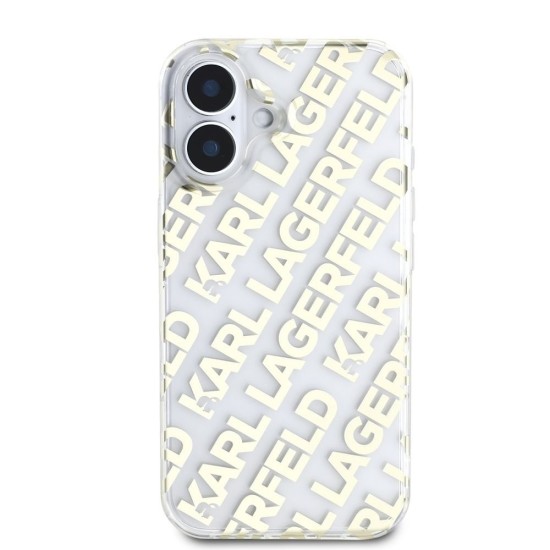 Husa Karl Lagerfeld IML Electroplated Repeated Logo pentru iPhone 16, Aurie Husa Karl Lagerfeld IML Electroplated Repeated Logo pentru iPhone 16, Aurie (Bakr, KLHCP16SHKFOEMD) by www.silkase.ro