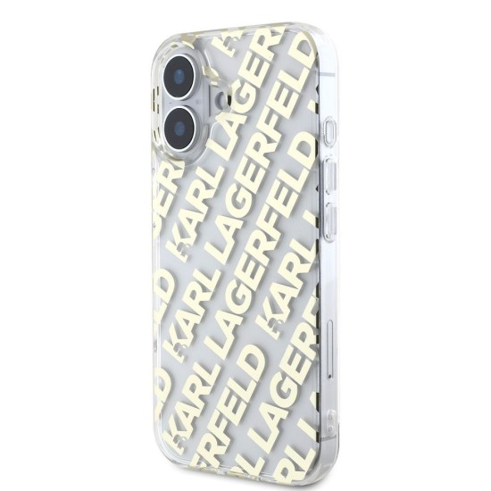 Husa Karl Lagerfeld IML Electroplated Repeated Logo pentru iPhone 16, Aurie Husa Karl Lagerfeld IML Electroplated Repeated Logo pentru iPhone 16, Aurie (Bakr, KLHCP16SHKFOEMD) by www.silkase.ro