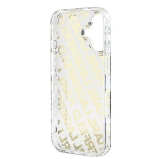 Husa Karl Lagerfeld IML Electroplated Repeated Logo pentru iPhone 16, Aurie Husa Karl Lagerfeld IML Electroplated Repeated Logo pentru iPhone 16, Aurie (Bakr, KLHCP16SHKFOEMD) by www.silkase.ro