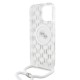 Husa Crossbody Karl Lagerfeld IML Monogram K&CH Heads MagSafe pentru iPhone 16 Pro Max, Transparenta (Bakr, KLHMP16XHCKCKLCT) by www.silkase.ro