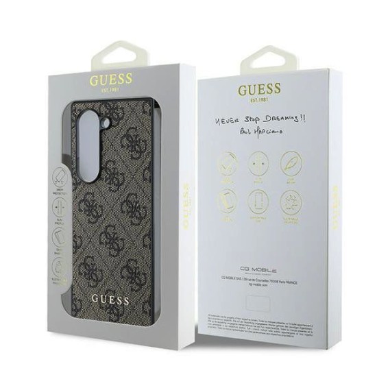 Husa Guess 4G pentru Samsung Galaxy Z Fold 6, Maro Husa Guess 4G pentru Samsung Galaxy Z Fold 6, Maro (Bakr, GUHCZFD6GF4GBR) by www.silkase.ro