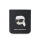 Husa Karl Lagerfeld PU Saffiano Monogram Karl Head pentru Samsung Galaxy Z Flip 6 / 7 FE, Neagra (Bakr, KLHCZF6PGKSKIHK) by www.silkase.ro