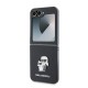 Husa Karl Lagerfeld PU Saffiano Karl and Choupette pentru Samsung Galaxy Z Flip 6 / 7 FE, Neagra (Bakr, KLHCZF6SAPKCNPK) by www.silkase.ro