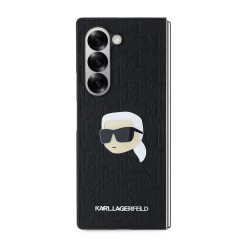 Husa Karl Lagerfeld PU Saffiano Monogram Karl Head pentru Samsung Galaxy Z Fold 6, Neagra Husa Karl Lagerfeld PU Saffiano Monogram Karl Head pentru Samsung Galaxy Z Fold 6, Neagra