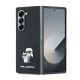 Husa Karl Lagerfeld PU Saffiano Karl and Choupette pentru Samsung Galaxy Z Fold 6, Neagra (Bakr, KLHCZFD6SAPKCNPK) by www.silkase.ro