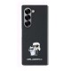 Husa Karl Lagerfeld PU Saffiano Karl and Choupette pentru Samsung Galaxy Z Fold 6, Neagra (Bakr, KLHCZFD6SAPKCNPK) by www.silkase.ro