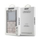 Husă DKNY din Piele Ecologică cu Model în Carouri și Dungi pentru Samsung Galaxy Z Flip 6 / 7 FE, Roz (Bakr, DKHCZF6PCPTSSP) by www.silkase.ro