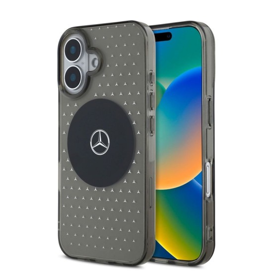 Husa Mercedes PC/TPU Star Pattern MagSafe pentru iPhone 16 Plus, Neagra Husa Mercedes PC/TPU Star Pattern MagSafe pentru iPhone 16 Plus, Neagra (Bakr, MEHMP16M23HCPK) by www.silkase.ro
